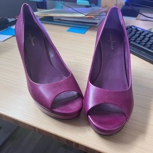 Purple Cole Haan wedges!